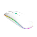 Mouse 2.4 GHz Sem Fio Retro Iluminado LED